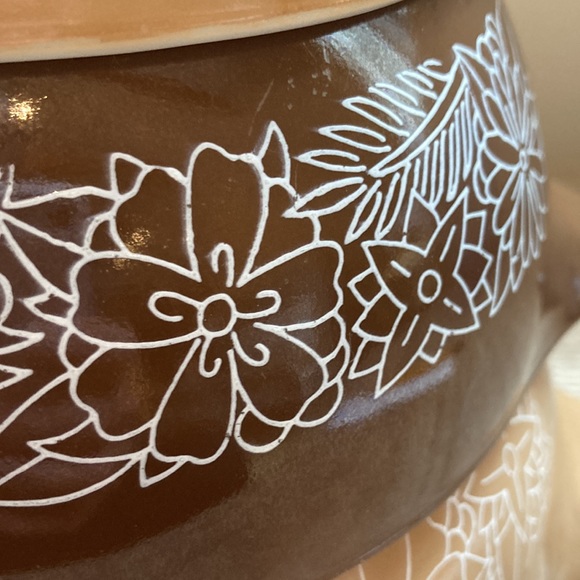 Pyrex woodland set 3 nesting bowls Cinderella shape - Picture 6 of 16